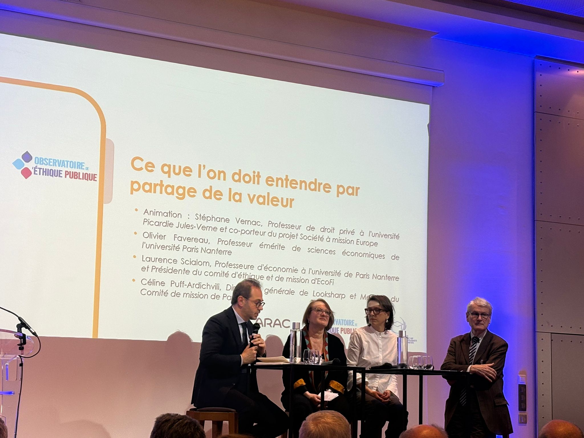 Table ronde sur le partage de la valeur