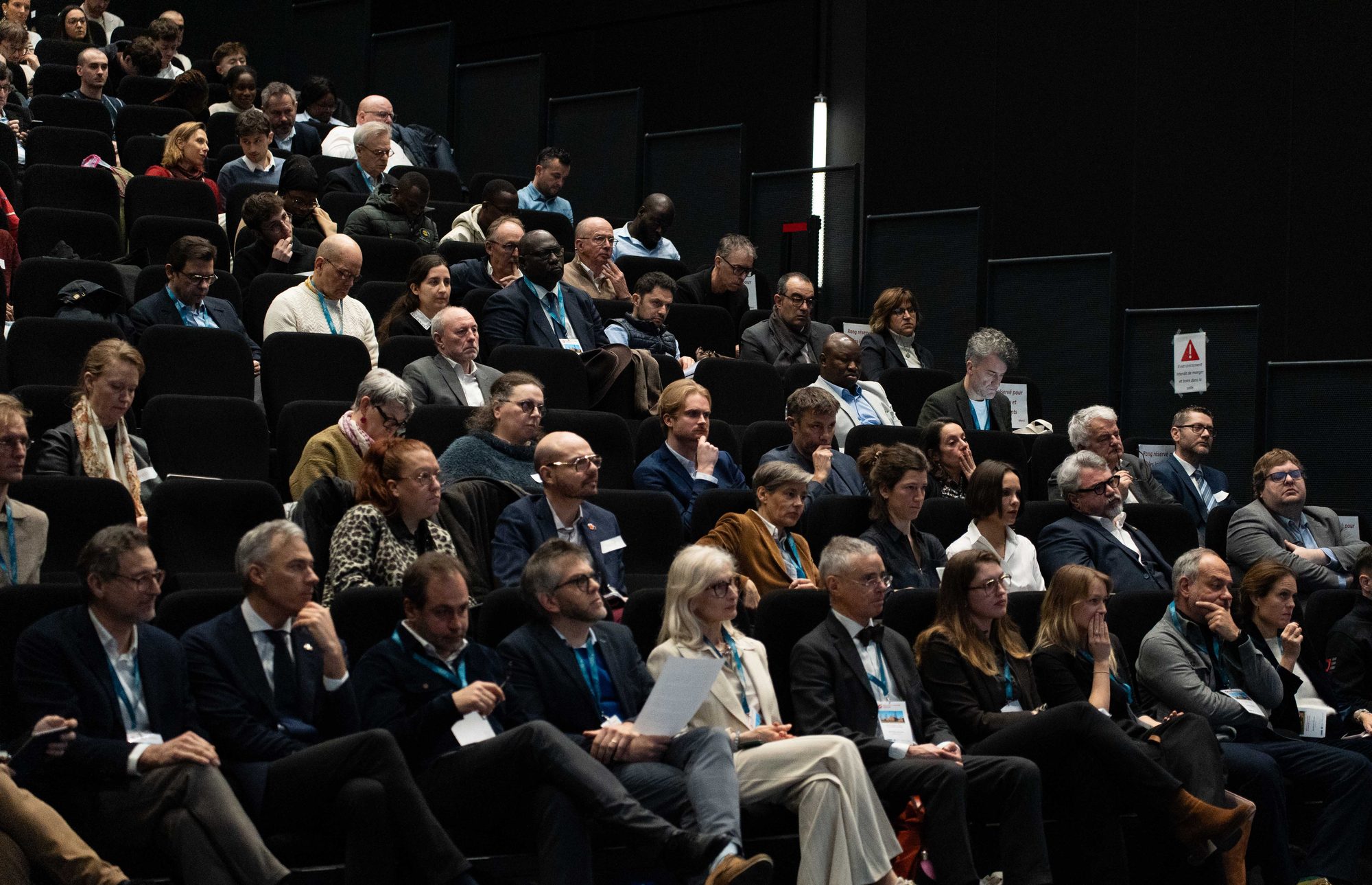 L'audience en plénière